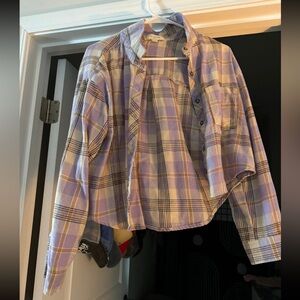 Cropped flannel